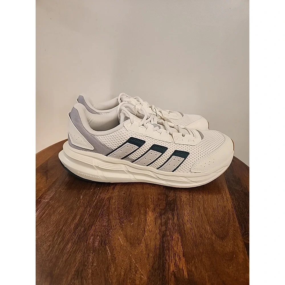 adidas Mens Astrastar Off White Collegiate Green Size 10.5 Cloud Foam NWT JQ6076 - Picture 2 of 7